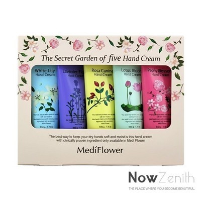 MEDI FLOWER The Secret Garden Of Five Hand Cream Set 1Pack (50G x 5EA)
