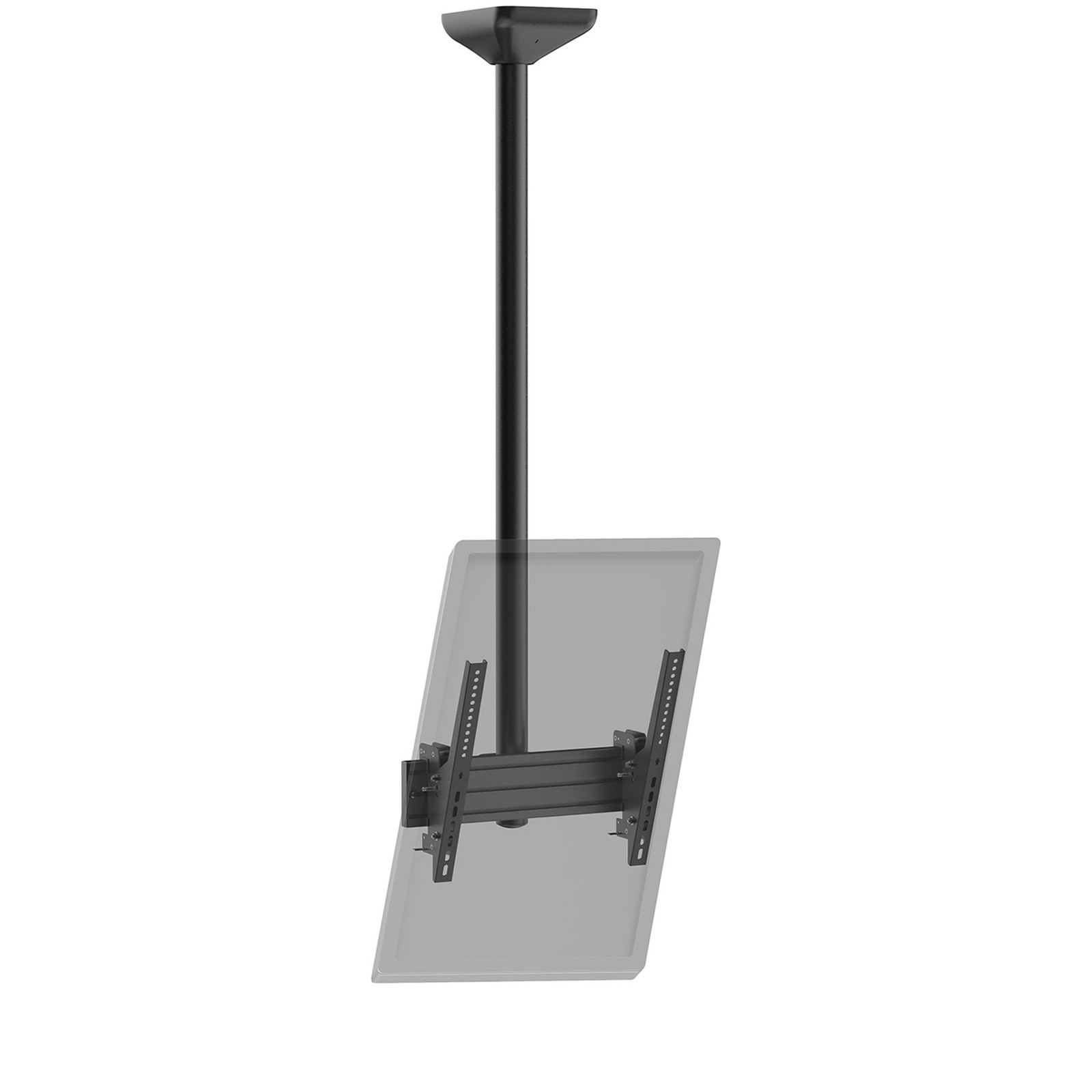 Support plafond TV portrait 43-75 pouces orientable noir