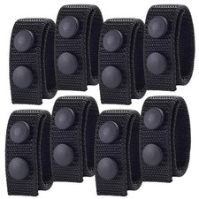 8PCS Tactical Belt Keepers for Duty Belt, Heavy-Duty Nylon Belt Stabilizers
