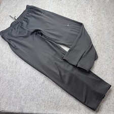 Nike Track Pants Men XL Black 31" Mesh Ankle Zip Straight Zip Pocket 227823