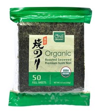 Sushi Nori Premium Roasted Organic Seaweed 50 Full Sheets