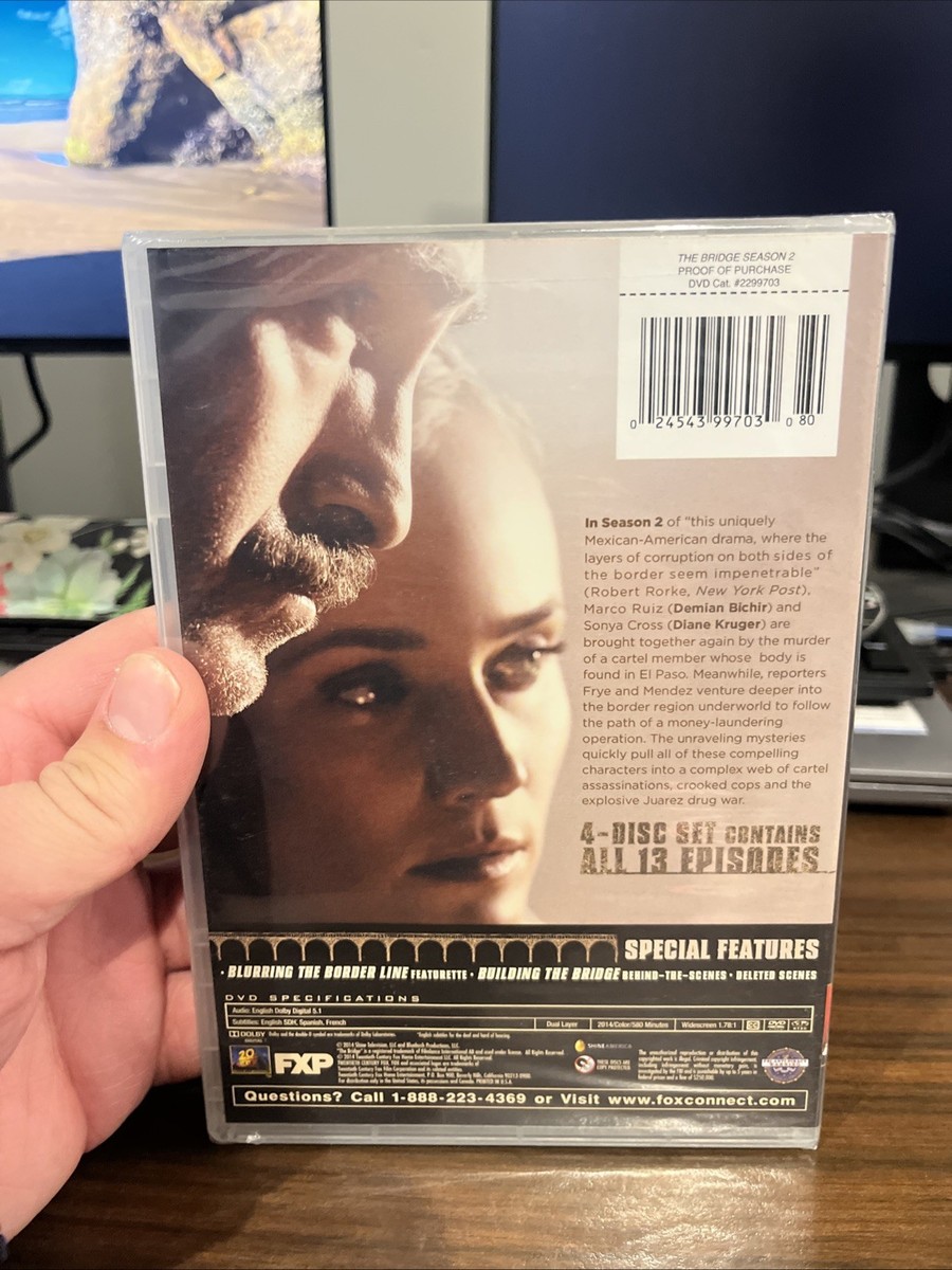 The Bridge: The Complete Season 2 (DVD, 2015, 4-Disc Set
