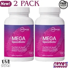 Mega Sporebiotic 180 Capsules Microbiome, Gut Health Probiotic Men And Women