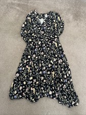 Vintage 90s Fredericks of Hollywood Maxi Dress 13/14 Floral Cottage/Grannycore