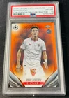 Manu Bueno 2023-24 Topps Chrome UCL Japan Edition Orange Mojo 24/25 RC PSA 10