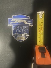 Vintage Greyhound Hat Badge 1960 RARE Collect...