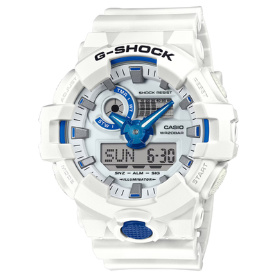 特価品！美品！CASIO G-SHOCK GA-700-7AJF ホワイト G-SHOCK GA-700-7AJF メンズ 腕時計 アナデジ ホワイト GA700 ビッグ