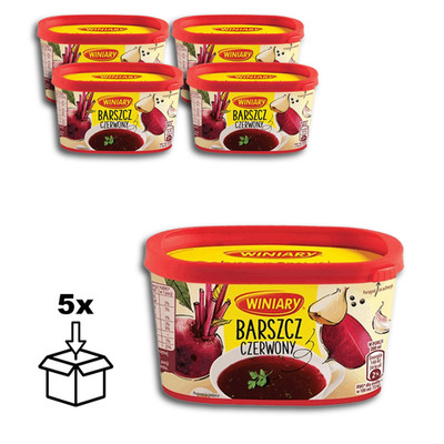 Winiary Barszcz Instant Rote Bete Suppe Borschtsch - 5 x 170g