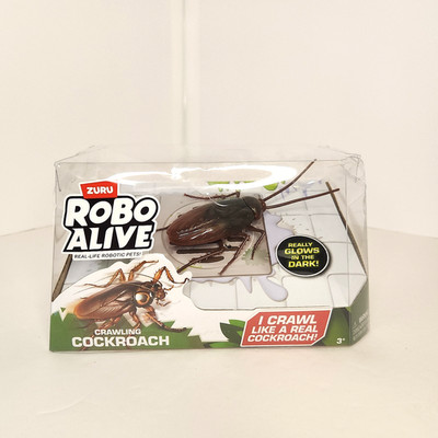Zuru Robo Alive Crawling Cockroach Series 2 Robotic Glow In The Dark