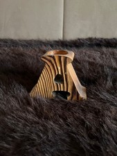 used letter A wooden figurine
