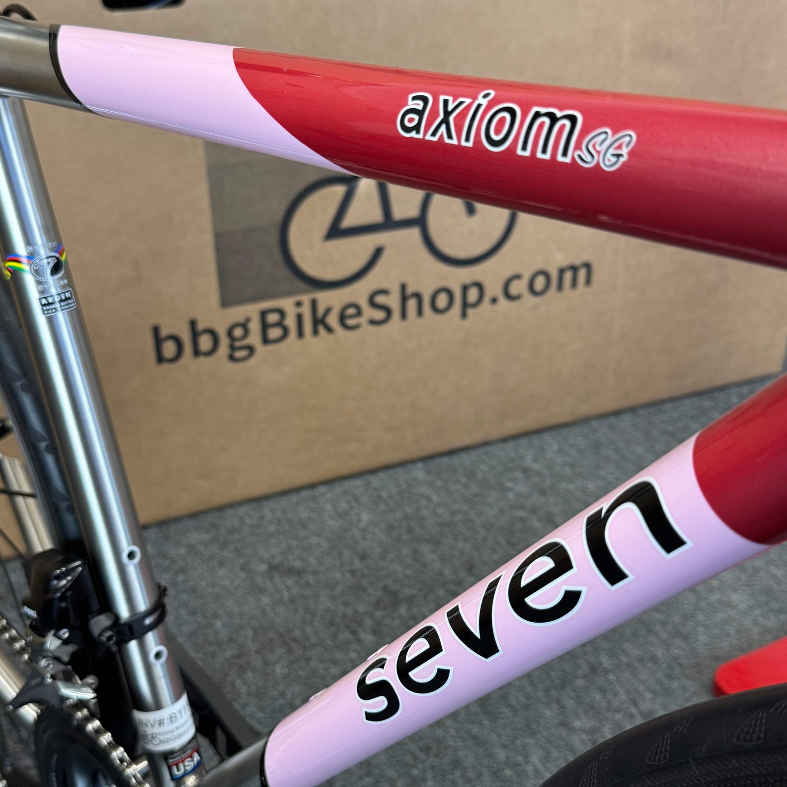 Used Seven Cycles Axiom SG, Titanium 3AL/2.5V, Road Bike, 50cm