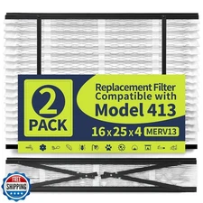 IYOUYA 2-Pack 413 Replacement Filter for Aprilaire Air Purifier MERV 13