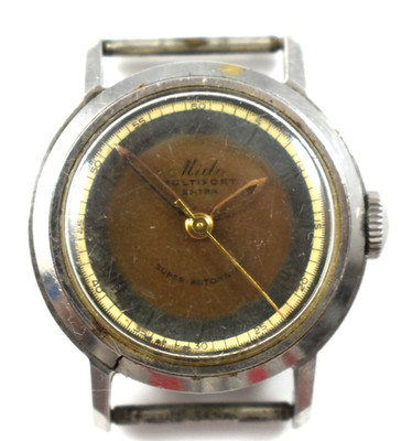 Vintage Swiss Made Mido Multifort Extra Super-Automatic Wrist Watch Runs lot.qc