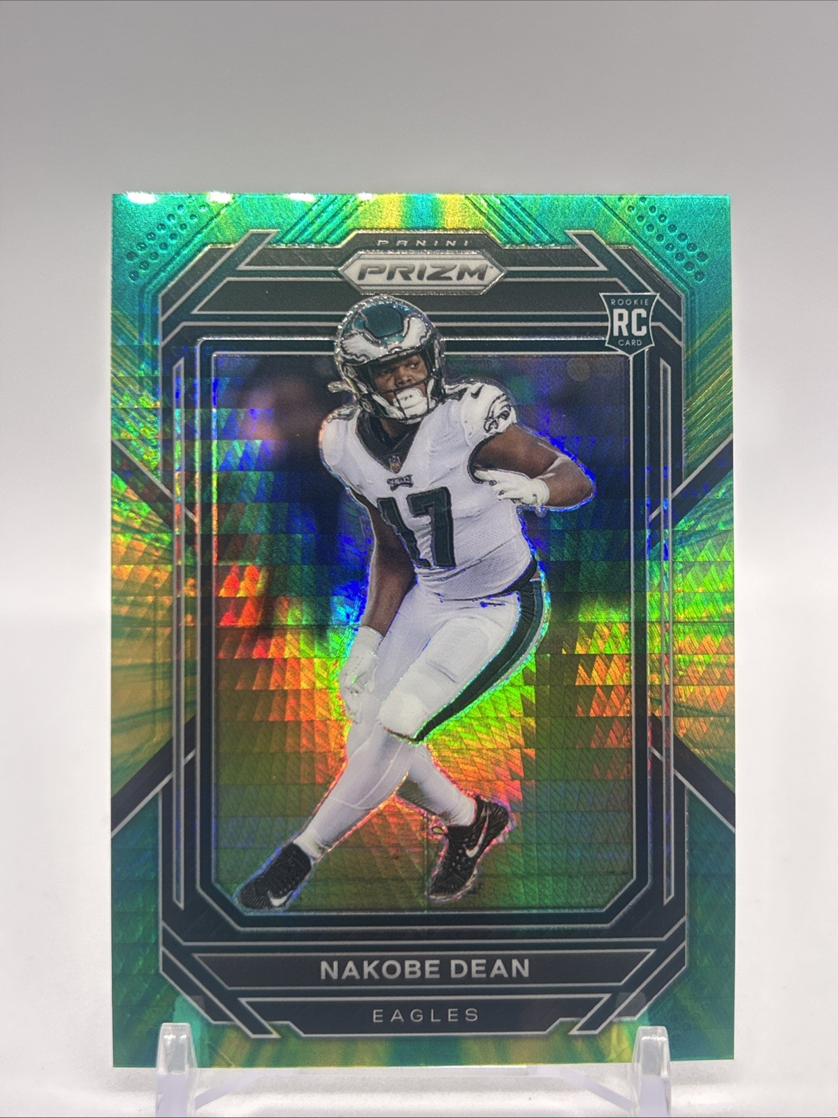 Nakobe Dean Panini Prizm #399 Hyper