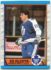 1989-90 O-Pee-Chee #133 Ed Olczyk Toronto Maple Leafs