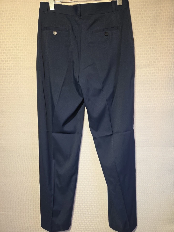 Conjunto de traje formal de 2 piezas Calvin Klein para niños calce ajustado azul marino talla 20 elástico Foto 4 de 4