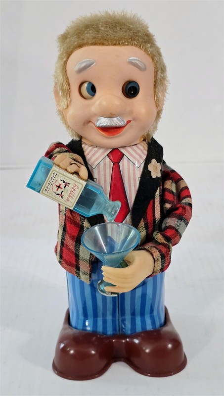 X-365 VINTAGE 1960'S JAPAN BATTERY OPERATED BLUSHING WILLIE 