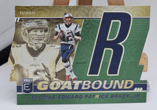 Tom Brady GOATBOUND DIE-CUT 2022 Donruss Elite NE Patriots GBTB16 GREEN LETTER R