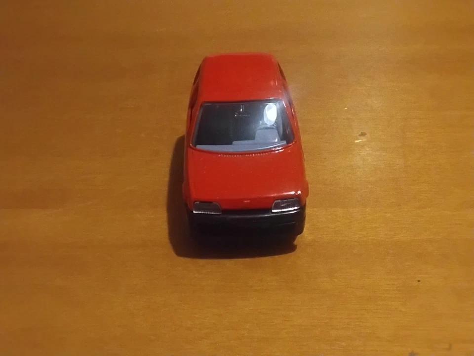 Fiat Cinquecento Burago 1/43 Rossa - Immagine 3 di 4