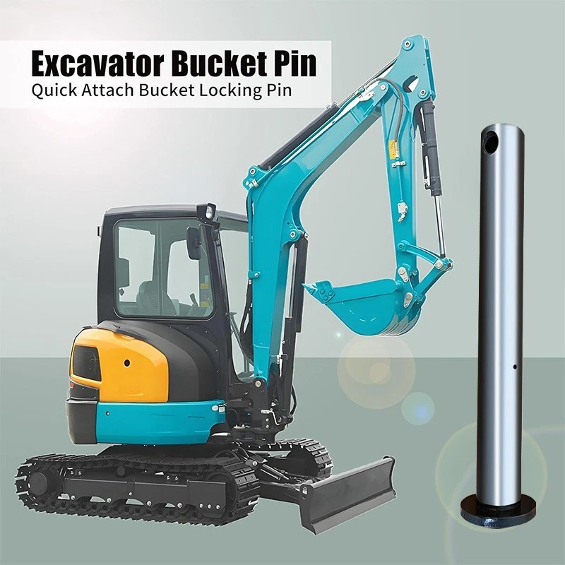 Mini Excavator Bucket Pin Bucket Link Pin 35mmx250mm For Cat Bobcat,JohnDeere US - Image 2 of 4