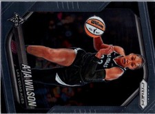 A'ja Wilson 2025 Panini Prizm WNBA #76 Las Vegas Aces