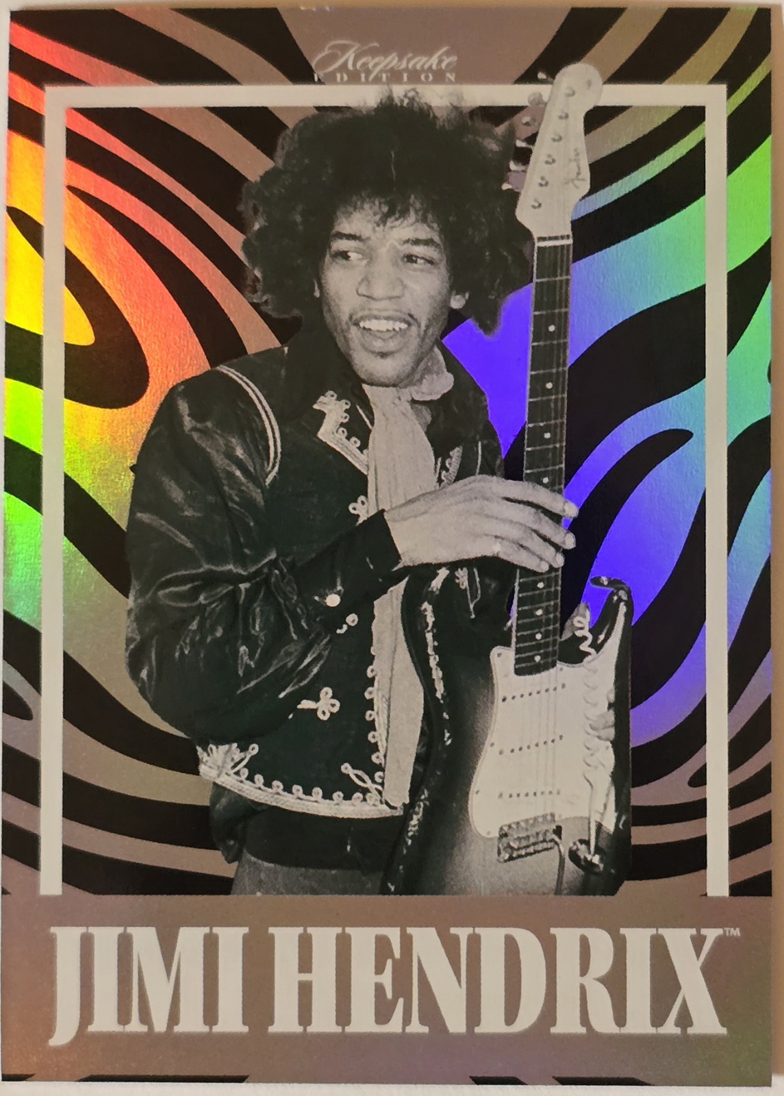 2025  Jimi Hendrix Silver Keepsake Card #008