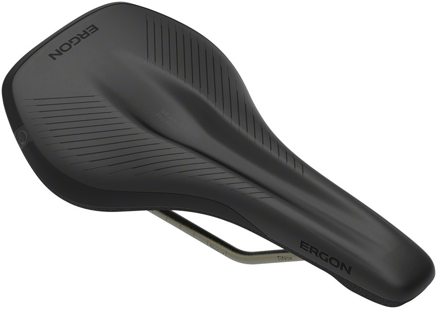 Ergon SR Allroad Core Pro Saddle MDLG - Черные мужские седла с синтетическим рельефным каналом 27790₽