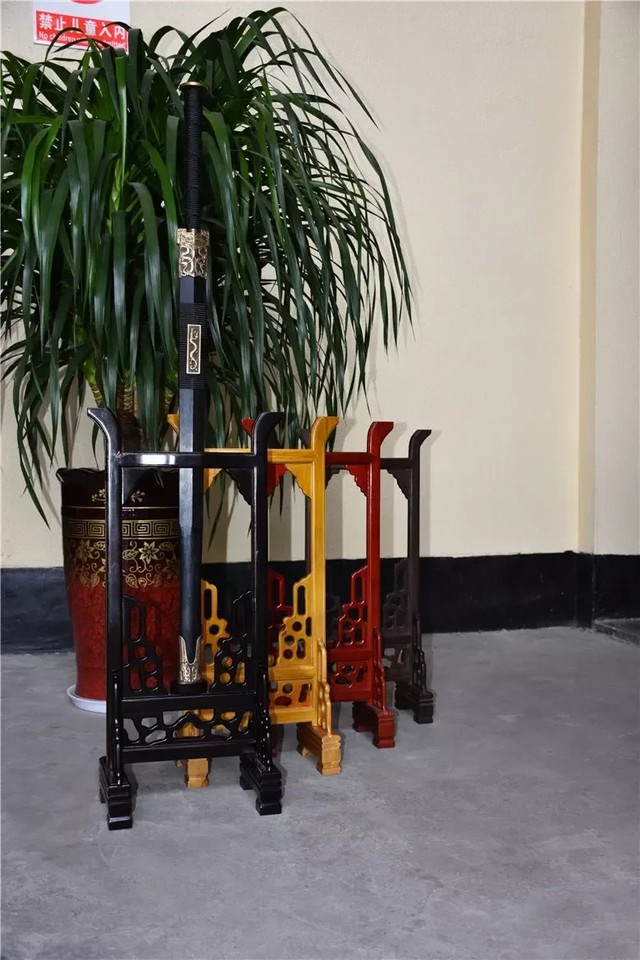 Single Upright Vertical Sword Stand Display Floor Holder Chinese ...