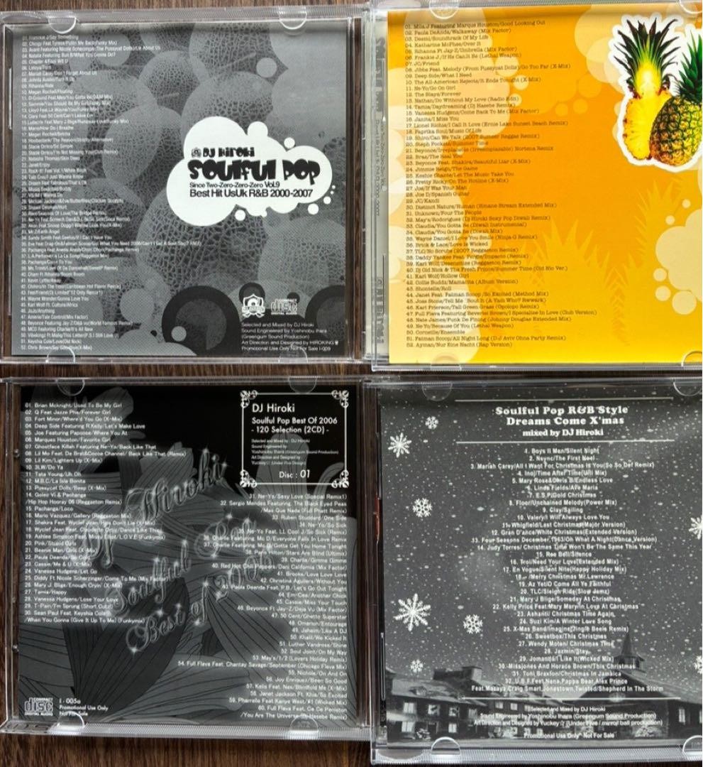 【MIX CD】DJ HIROKI SOULFUL POP 8点セット 帯付き DJ HIROKI SOULFUL POP 8点セット 帯付き