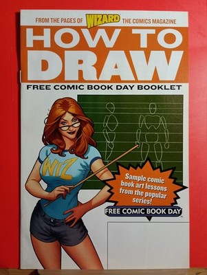 UNSTAMPED 2007 FCBD Wizard How To Draw Promotional Giveaway Comic Book FREE SHIP