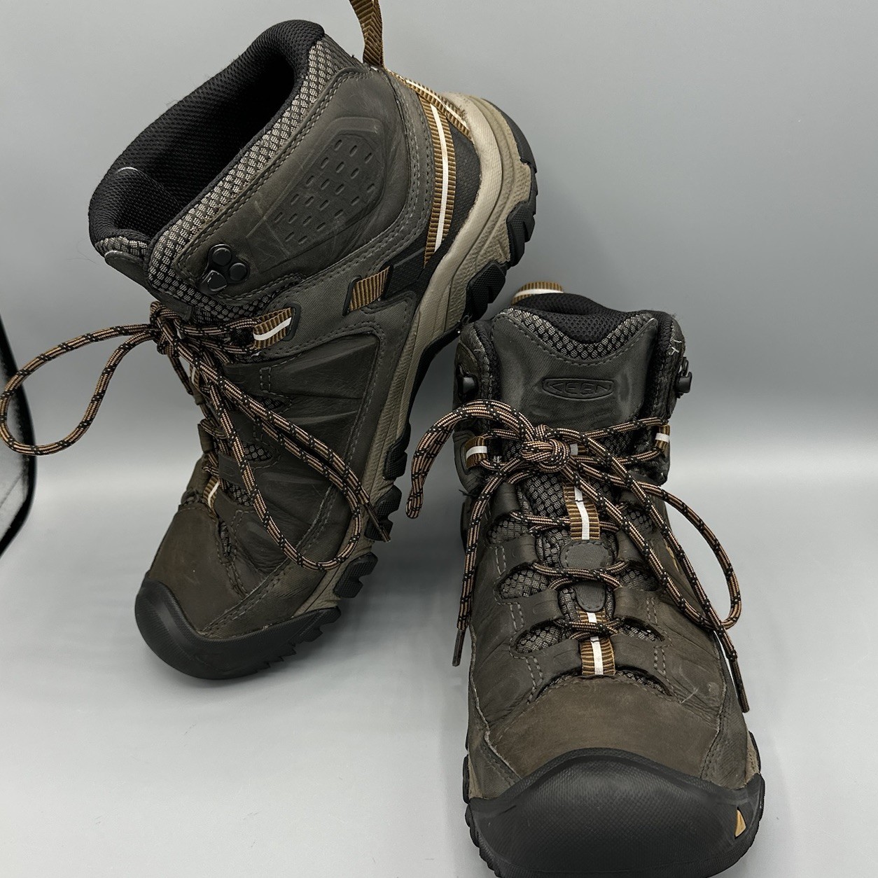 Stivali da trekking Keen Targhee III da uomo taglia 8 5 marroni scarpe impermeabili medie 1017787