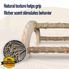 Baby Chicken Perch Roosting Bar (2 Pack), Natural Wood Brooder