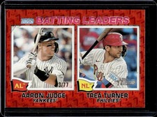 2026 Topps Heritage Aaron Judge Trea Turner Color of Year 