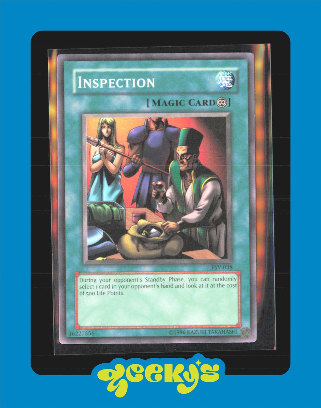 Inspection PSV-038 YuGiOh Pharaoh's Servant trading card — raw and PSA graded price guide
