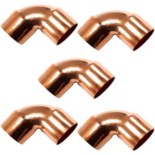Appli Parts AP-C118B5 1-1/8 90 Degree Elbow Short Turn Copper pipe fittings CxC 