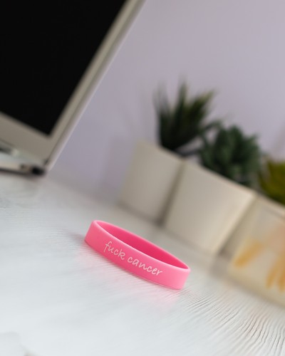 F*ck Cancer Wristband For Breast Testicular Prostate Ovarian Lung Skin Awareness - Picture 8 of 11
