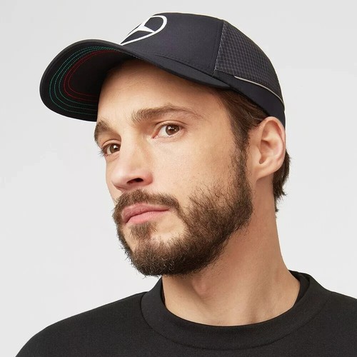 Mercedes AMG Petronas F1 2022 Black Team Baseball Cap - Bild 3 von 8