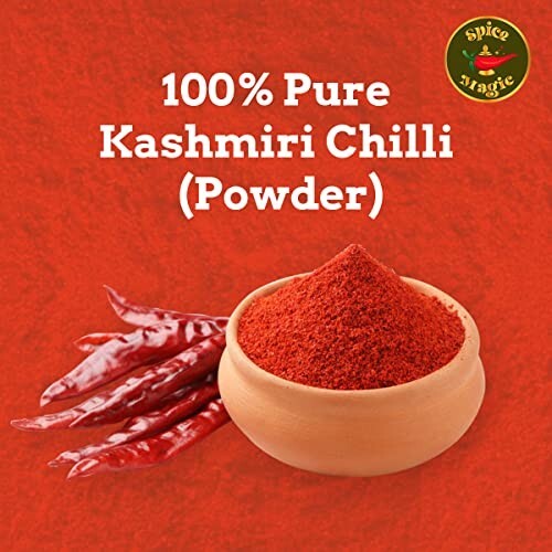 Spice Magic Kashmiri Chili Pulver | 7oz (200g) ~ 100% rein & natürlich - Bild 3 von 5
