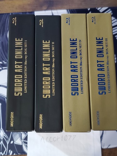 Sword Art Online Limited Edition (Blu Ray) Box Sets *Complete 1st season* RARE - Picture 5 of 10