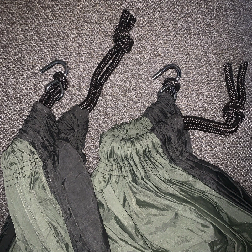 Hamaca de nailon paracaídas de alta resistencia Yukon Outfitters equipo de camping al aire libre Foto 2 de 3