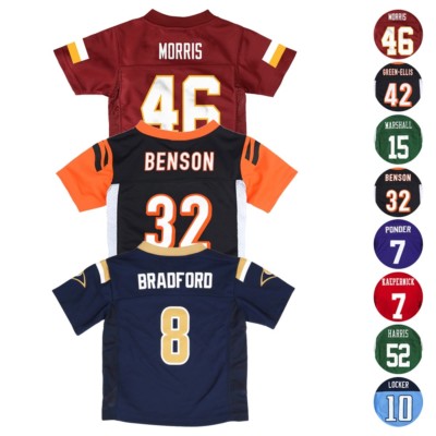 NFL Mid Tier Official Team Player Home Away Jersey Collection