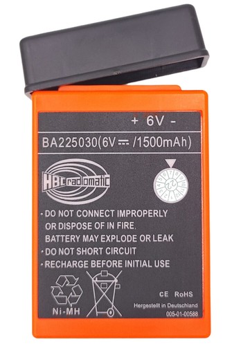 2 Pack 1500mAh BA225030 6V Ni-Mh Battery For HBC Crane Remote Pump Truck Battery - Picture 6 of 8