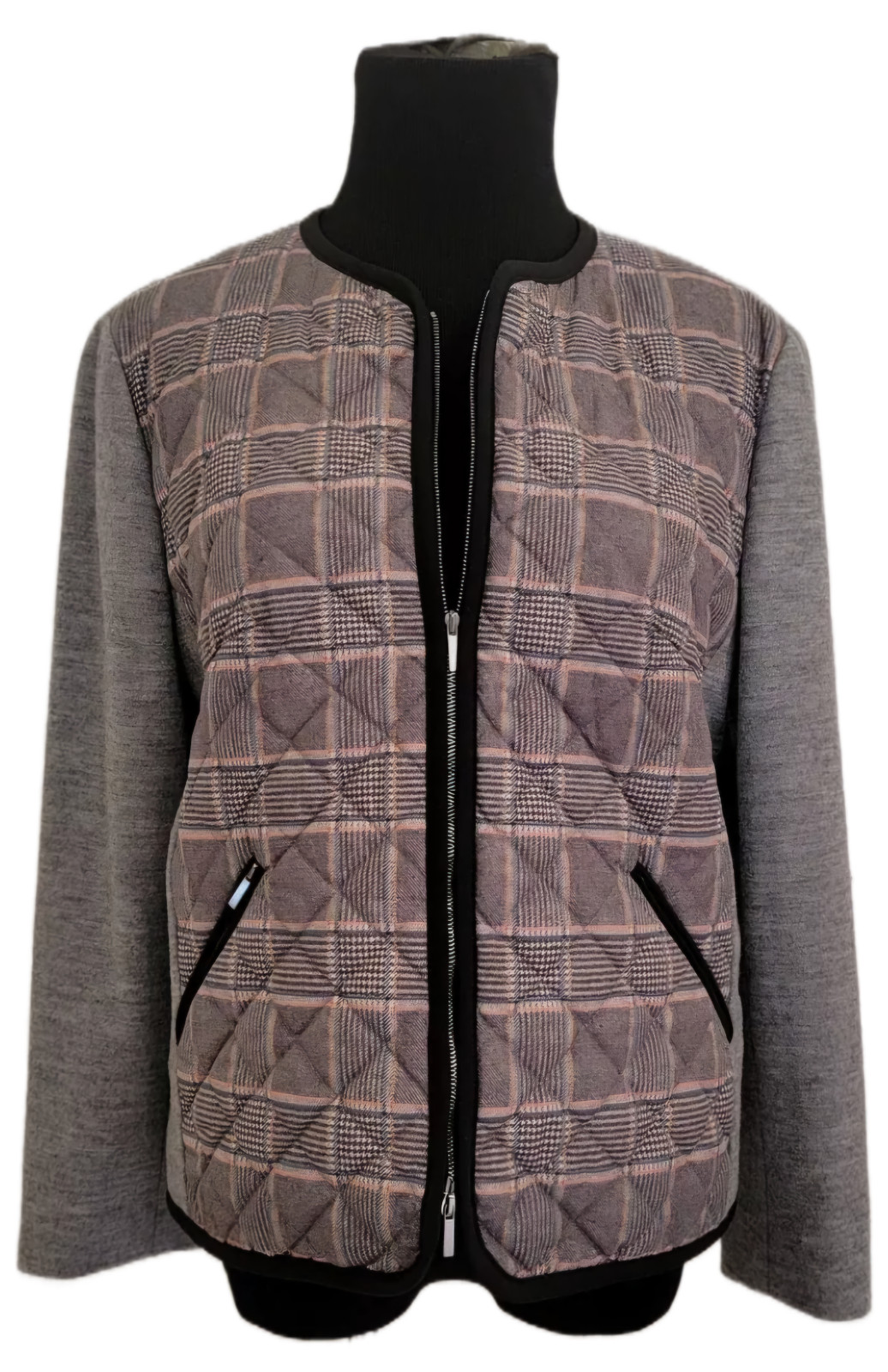 Piazza Sempione Double Zip Jacket Wool Outer Cott… - image 2