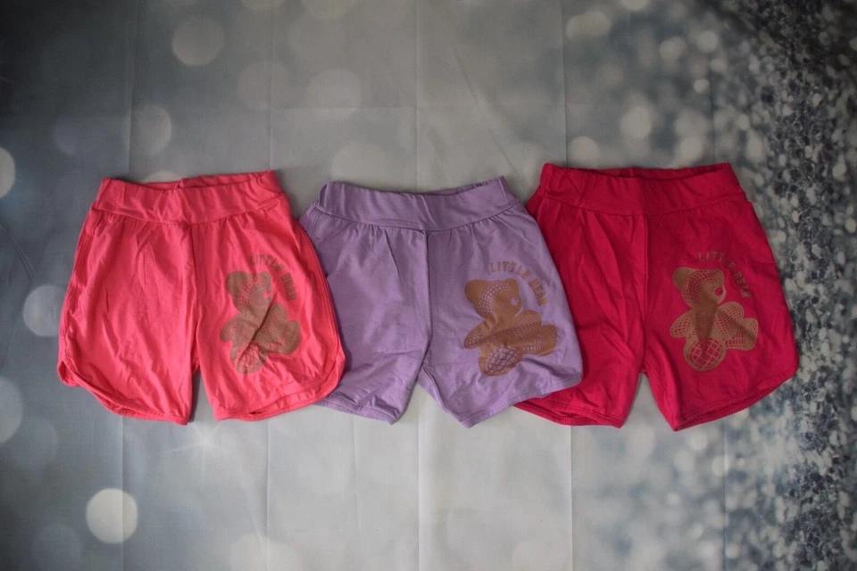 MARKENLOS Kinder Caprihose Neu Mädchen Shorts Bis 152 Mädchen Kurze Hose Mädchen Caprihose