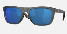 NEW Costa Del Mar MAINSAIL Polarized Sunglasses Gray Crystal / Blue Mirror 580P