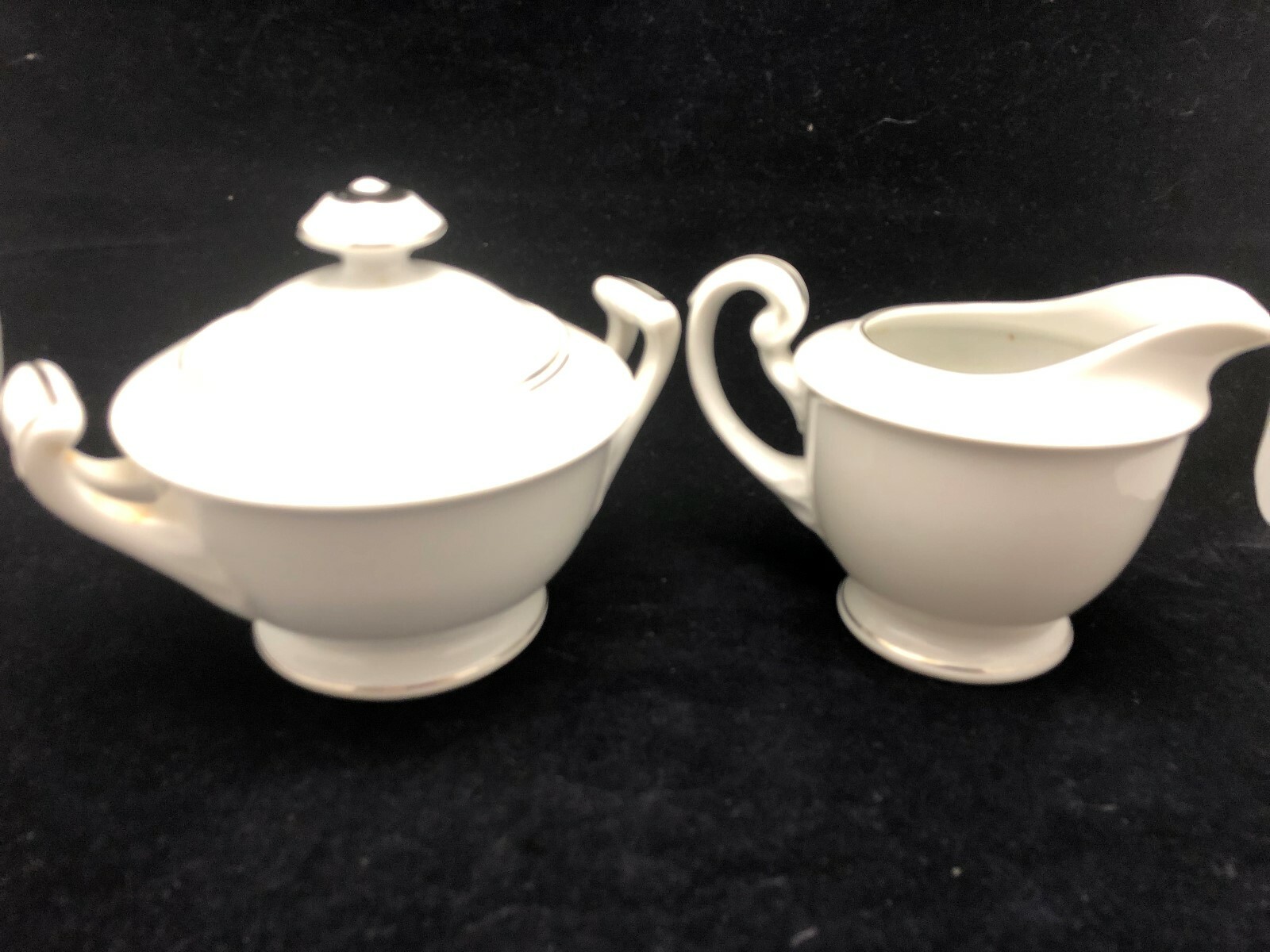 VTG Hakusan Japanese Bone China Tea Set SNACK PLATES, CUPS & TEA SET