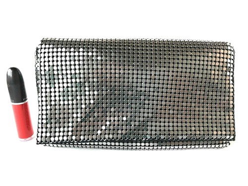Womens Evening Clutch Metal Mesh Party Wedding Prom Banquet purses handbags - Picture 28 of 54