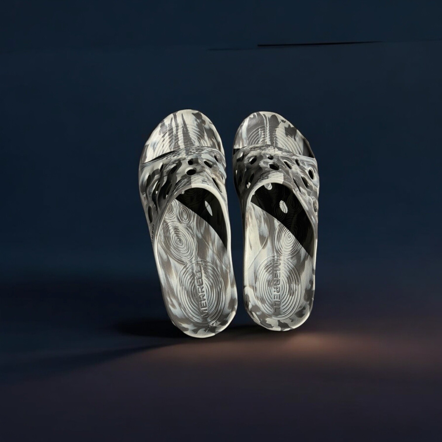 ?NUOVO Sandalo Merrell Water Friendly Hydro Slide Uomo Taglia 7 EUR Taglia 40