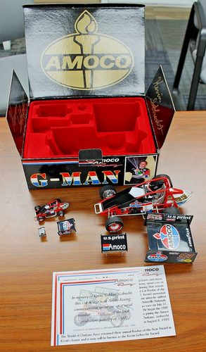 #93 GMP KEVIN GOBRECHT "G-MAN" MEMORIAL 1/18 & 1/50 SET SPRINT CARS