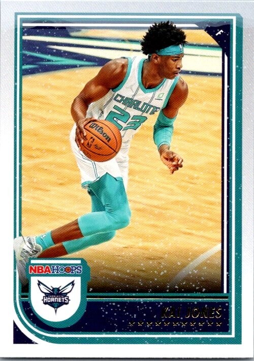 2022/23 PANINI NBA HOOPS  WINTER PARALLEL KAI JONES NO 88 CHARLOTTE HORNETS